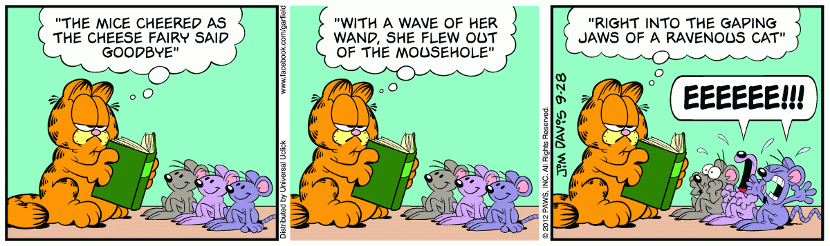 Garfield, September 28, 2012