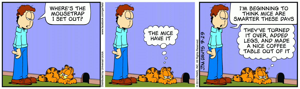 Garfield, September 29, 2012
