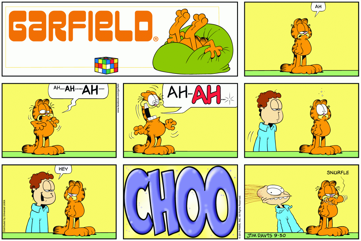Garfield, September 30, 2012