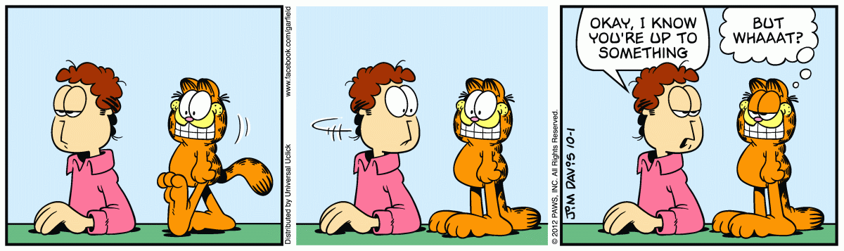 Garfield, October 1, 2012