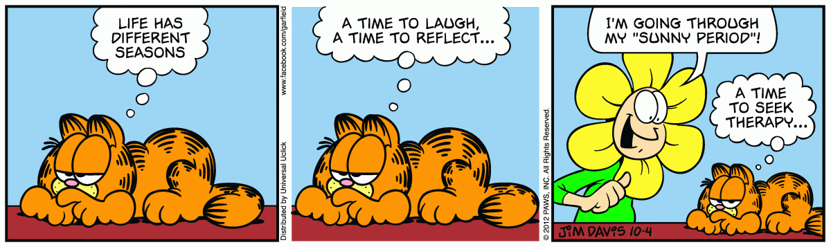 Garfield, October 4, 2012