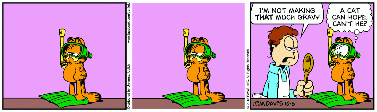 Garfield, October 6, 2012