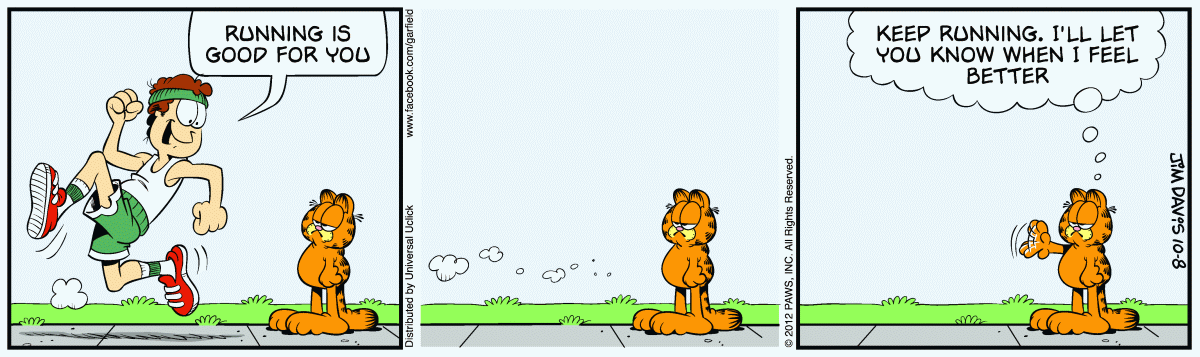 Garfield, October 8, 2012