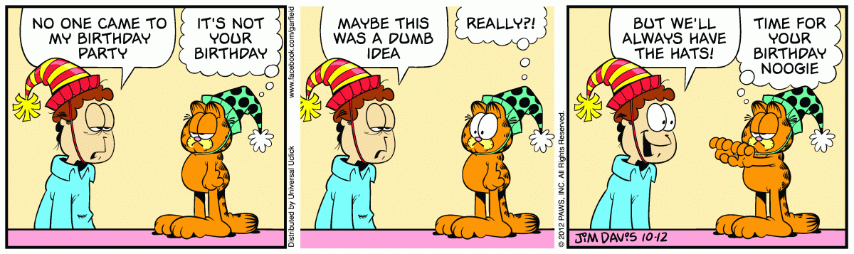 Garfield, October 12, 2012