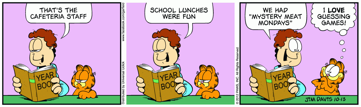 Garfield, October 13, 2012