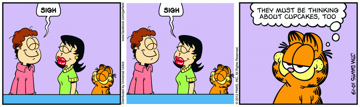 Garfield, October 19, 2012
