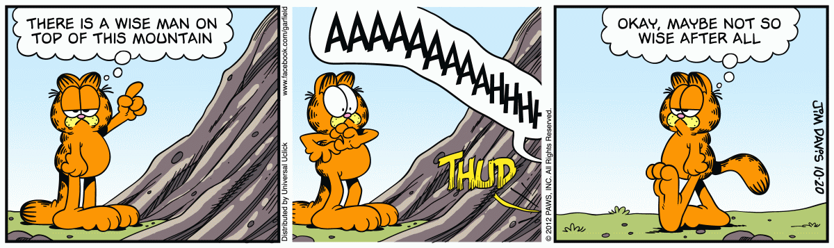 Garfield, October 20, 2012