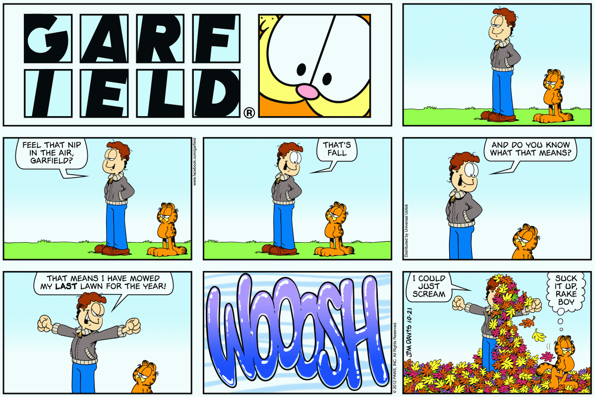 Garfield, October 21, 2012