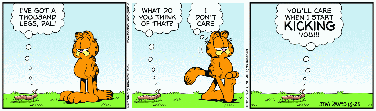 Garfield, October 23, 2012