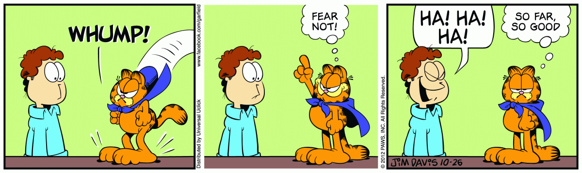 Garfield, October 26, 2012