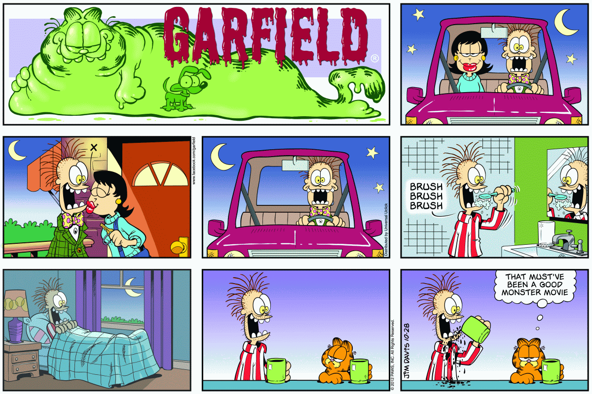 Garfield, October 28, 2012
