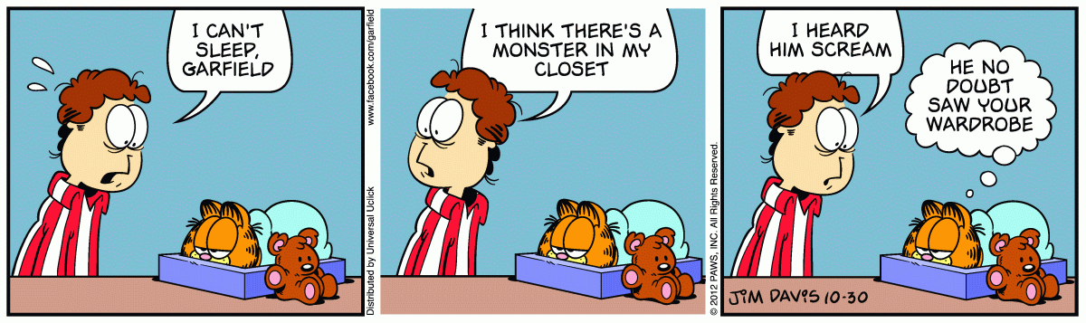 Garfield, October 30, 2012
