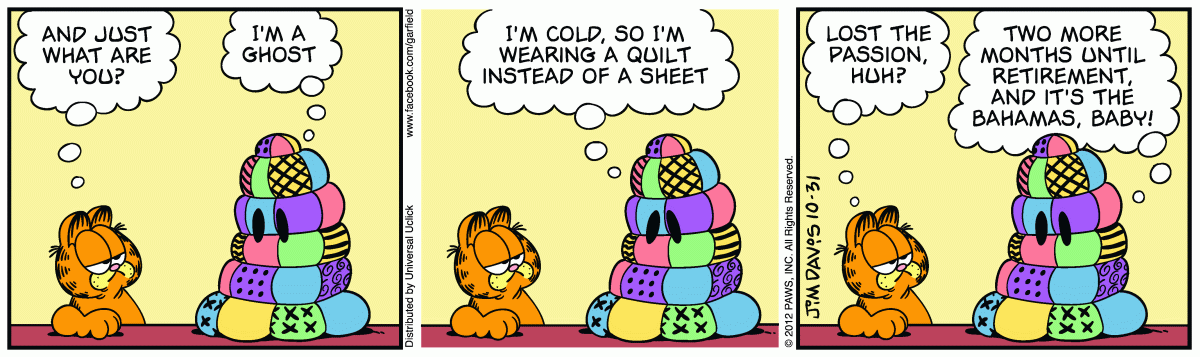 Garfield, October 31, 2012