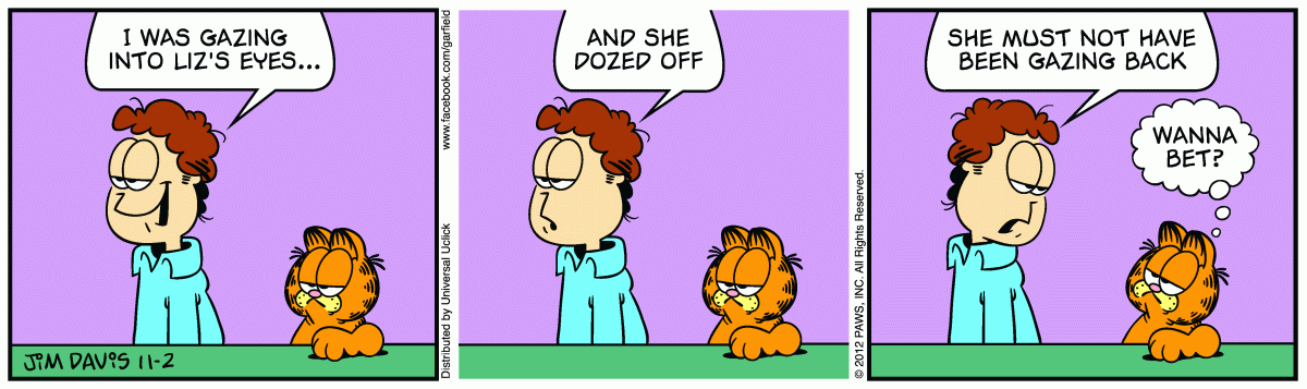 Garfield, November 2, 2012
