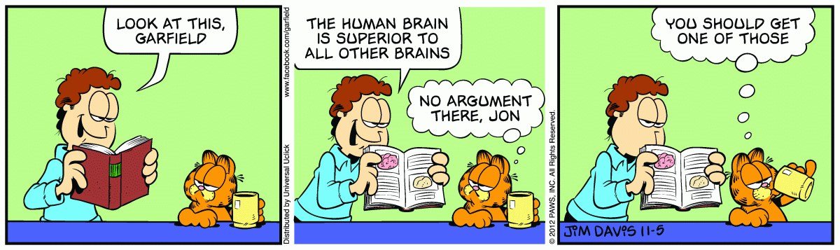Garfield, November 5, 2012