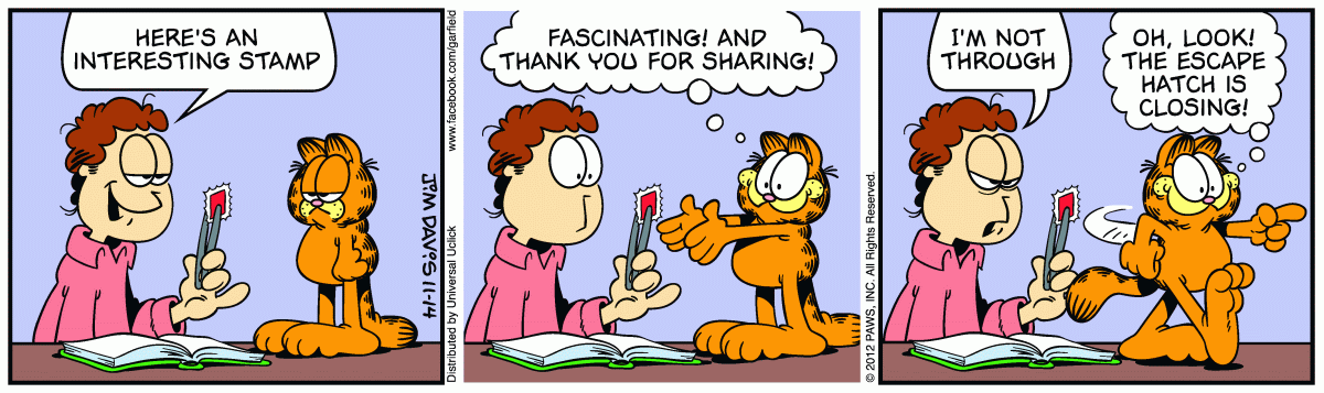 Garfield, November 14, 2012