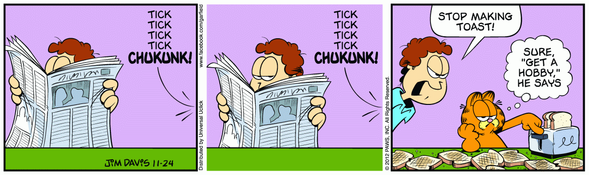 Garfield, November 24, 2012