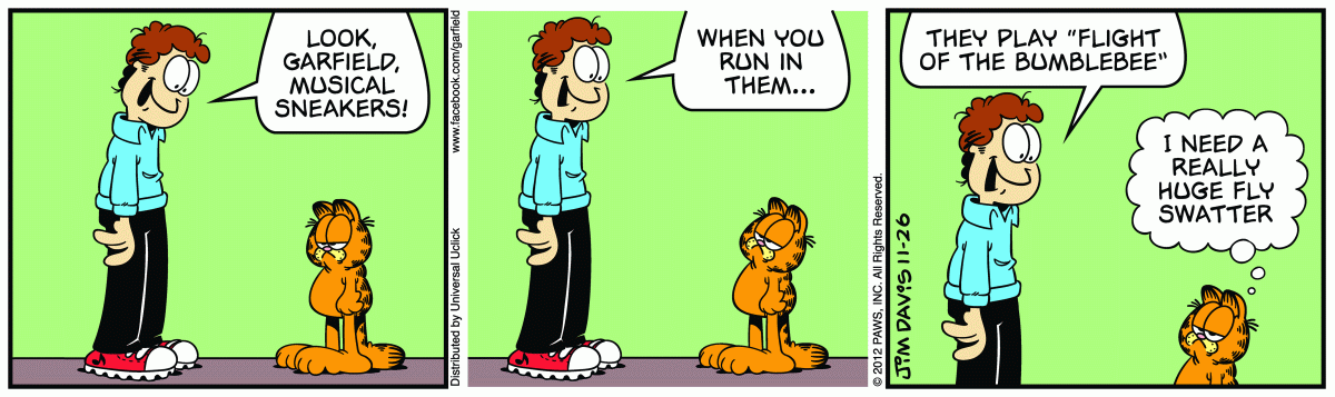 Garfield, November 26, 2012