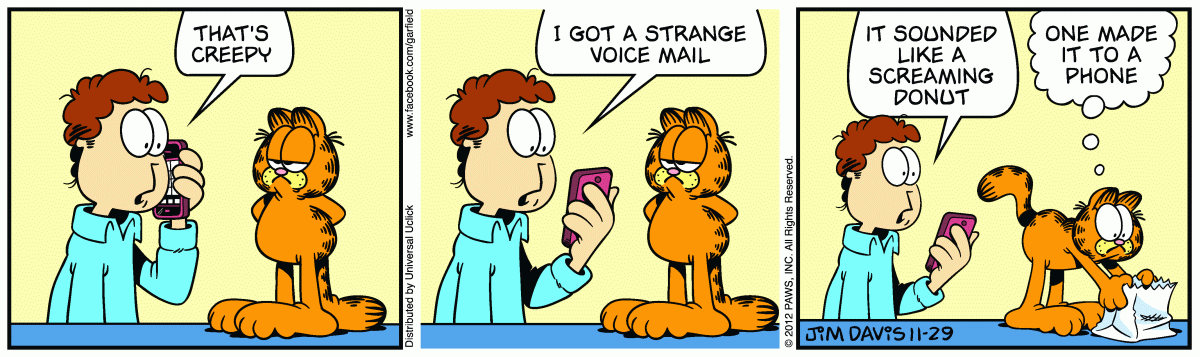 Garfield, November 29, 2012