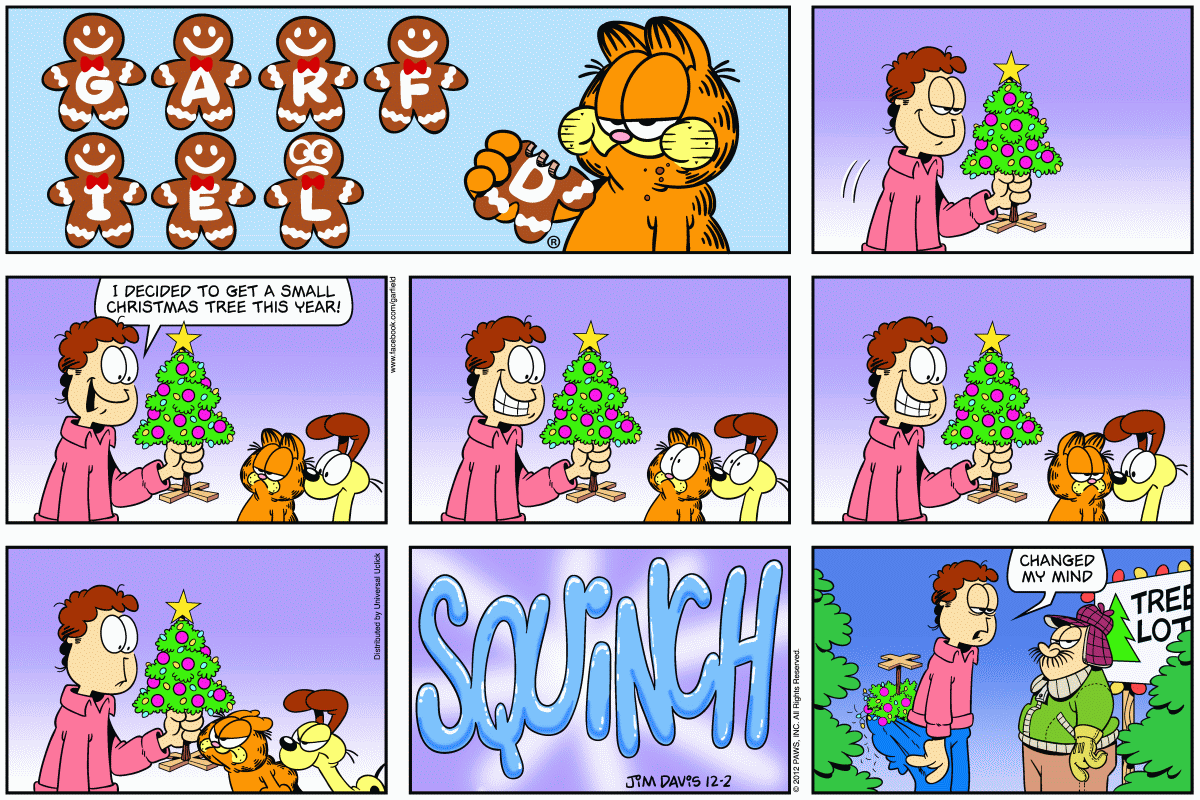 Garfield, December 2, 2012