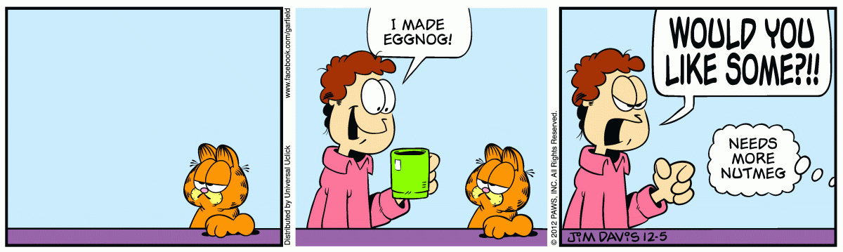 Garfield, December 5, 2012
