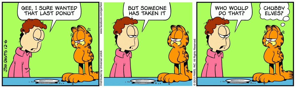 Garfield, December 6, 2012