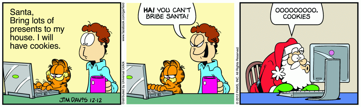 Garfield, December 12, 2012