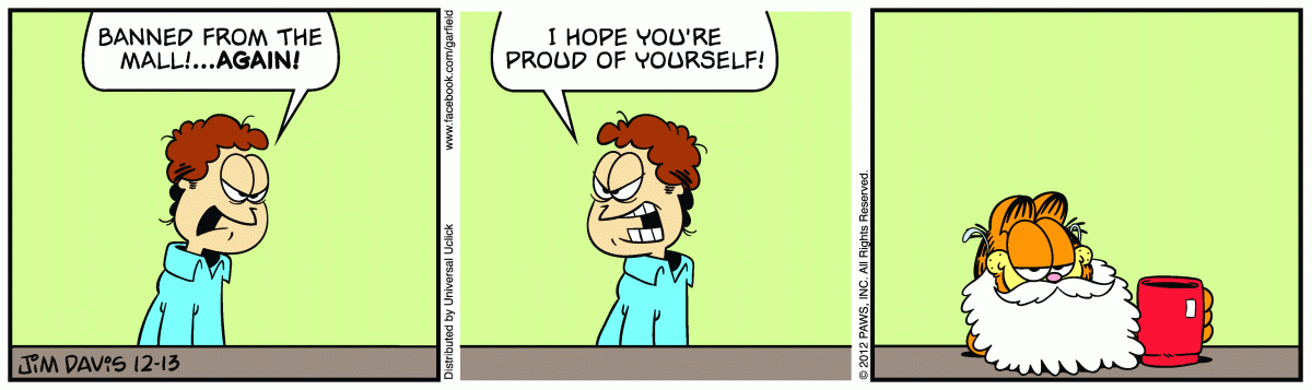 Garfield, December 13, 2012