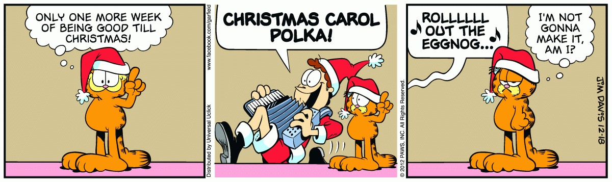 Garfield, December 18, 2012