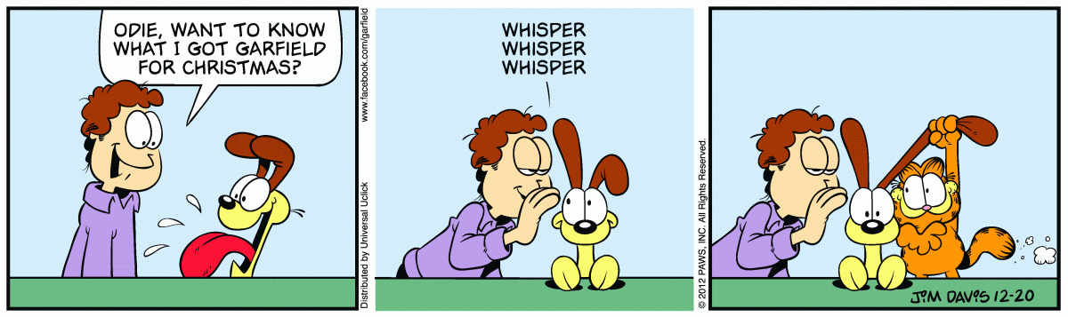 Garfield, December 20, 2012