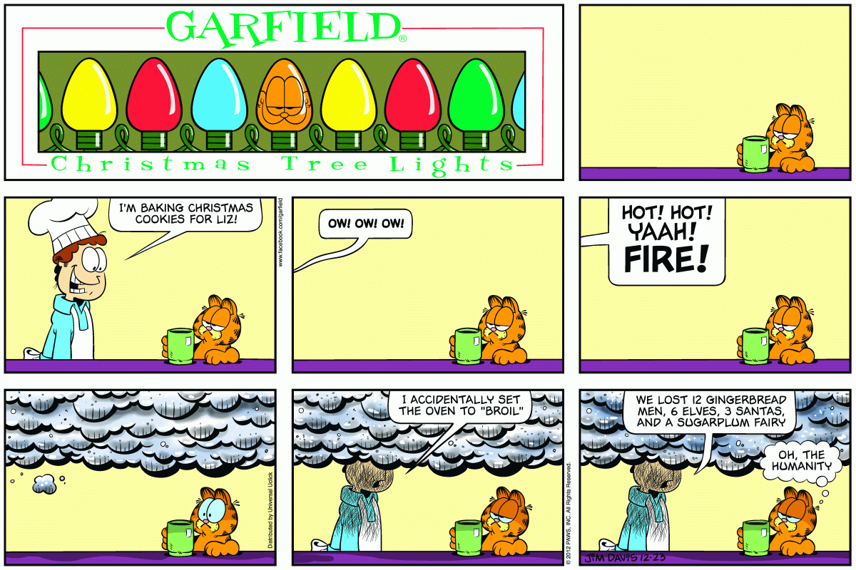 Garfield, December 23, 2012
