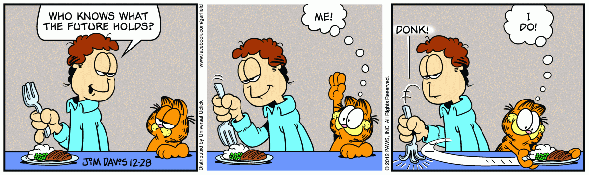 Garfield, December 28, 2012