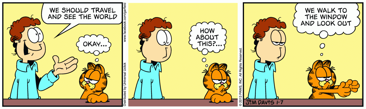 Garfield, January 7, 2013