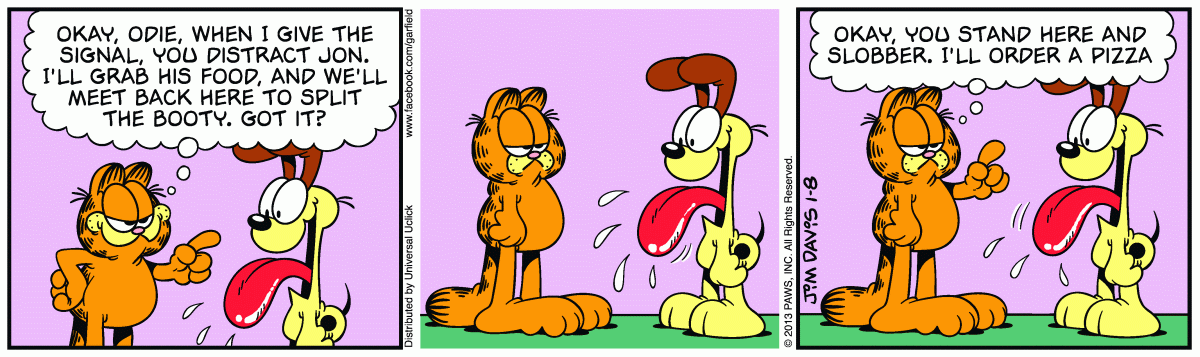 Garfield, January 8, 2013