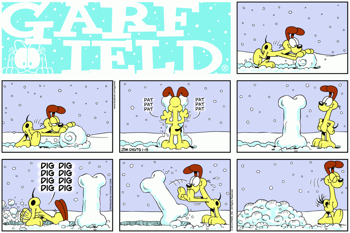 Garfield, January 13, 2013