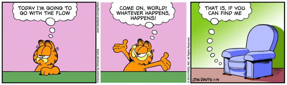 Garfield, January 14, 2013