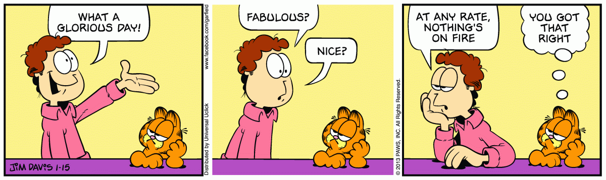Garfield, January 15, 2013