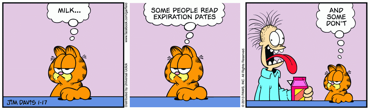 Garfield, January 17, 2013