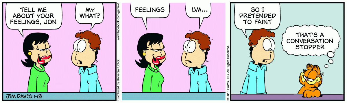 Garfield, January 18, 2013
