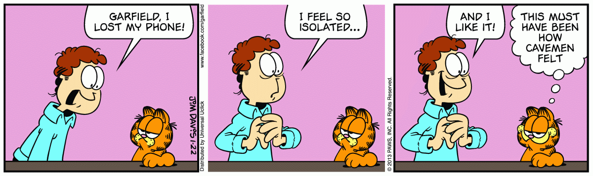 Garfield, January 22, 2013