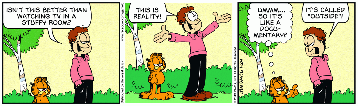 Garfield, January 24, 2013