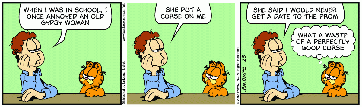 Garfield, January 25, 2013