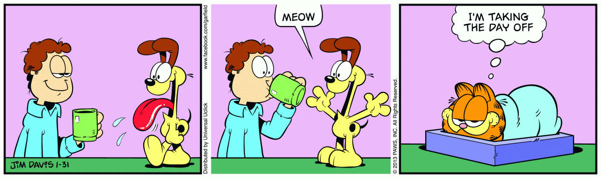 Garfield, January 31, 2013