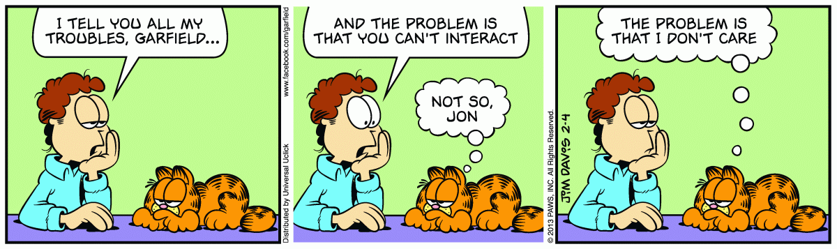 Garfield, February 4, 2013