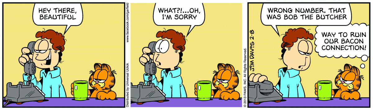 Garfield, February 8, 2013