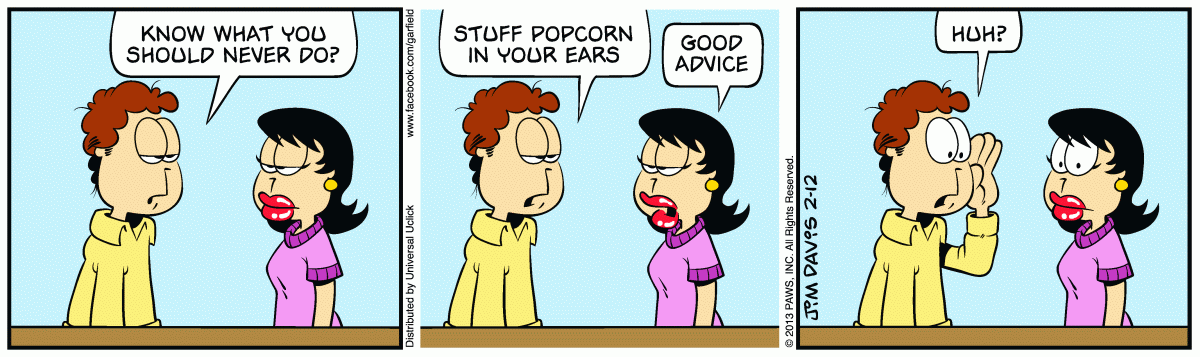 Garfield, February 12, 2013