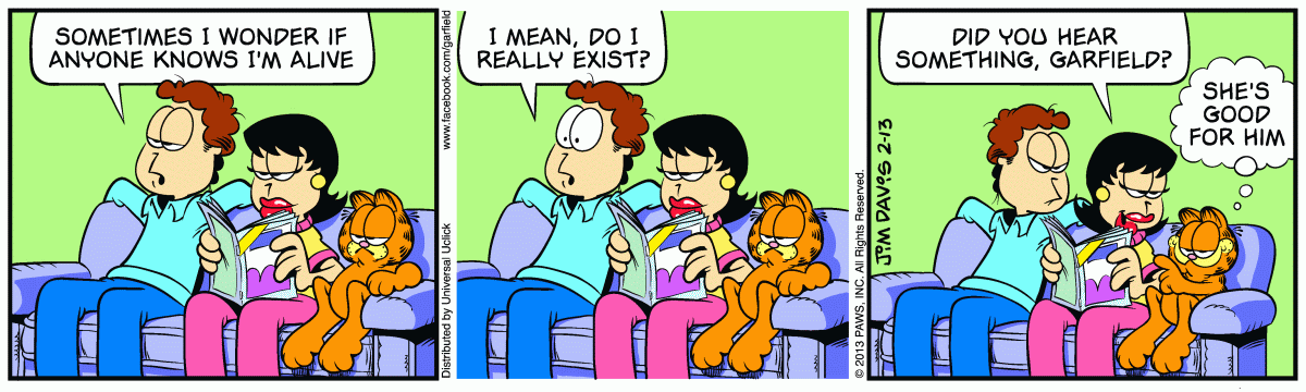 Garfield, February 13, 2013