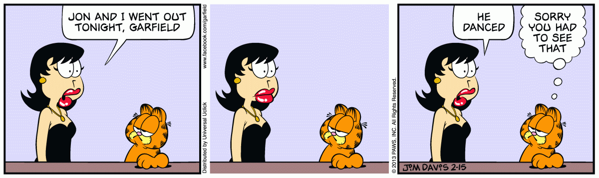 Garfield, February 15, 2013