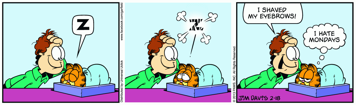 Garfield, February 18, 2013