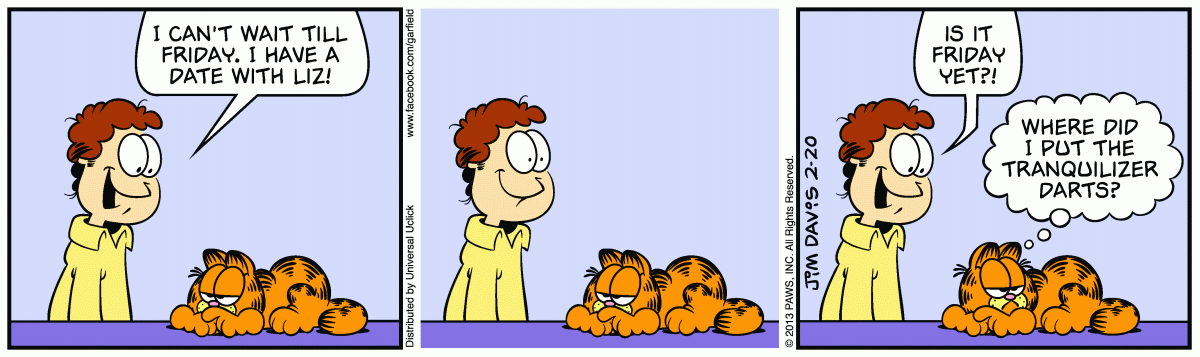 Garfield, February 20, 2013